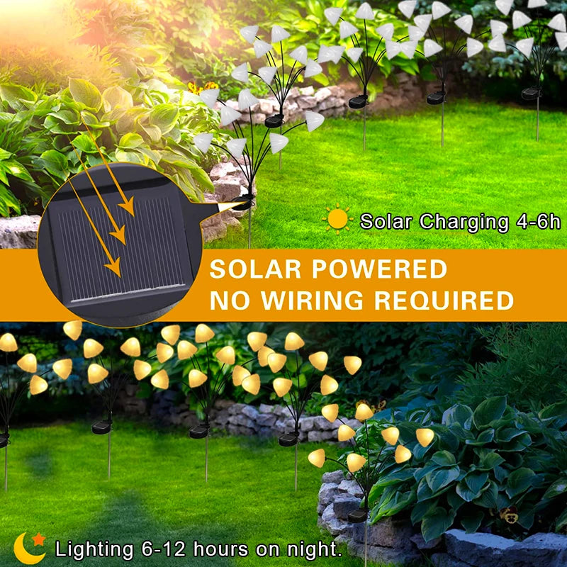 Solar Mushroom Lights