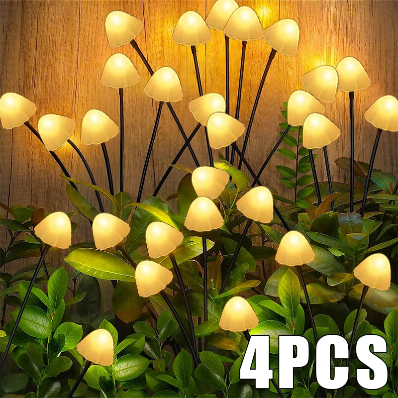 Solar Mushroom Lights