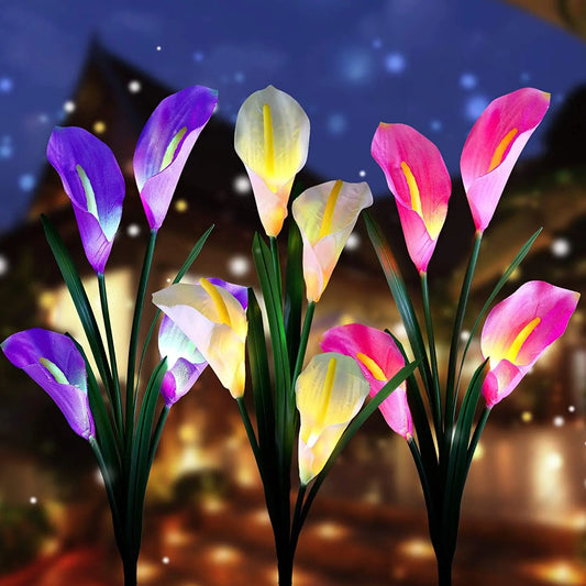 Lily outdoor solar lights