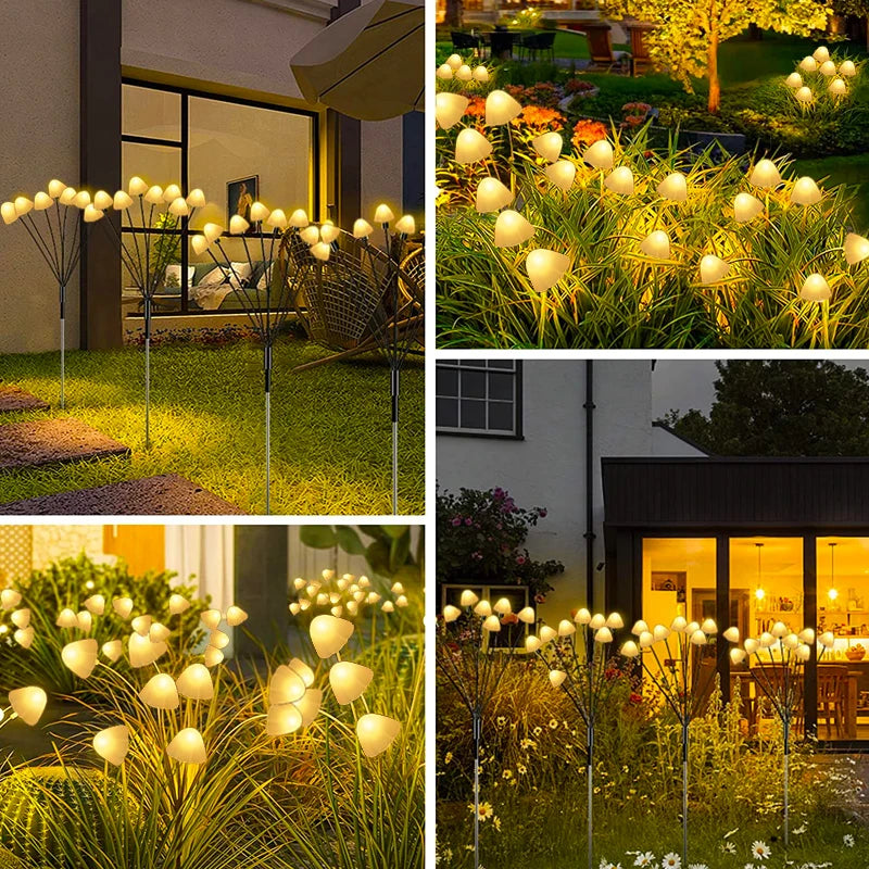 Solar Mushroom Lights