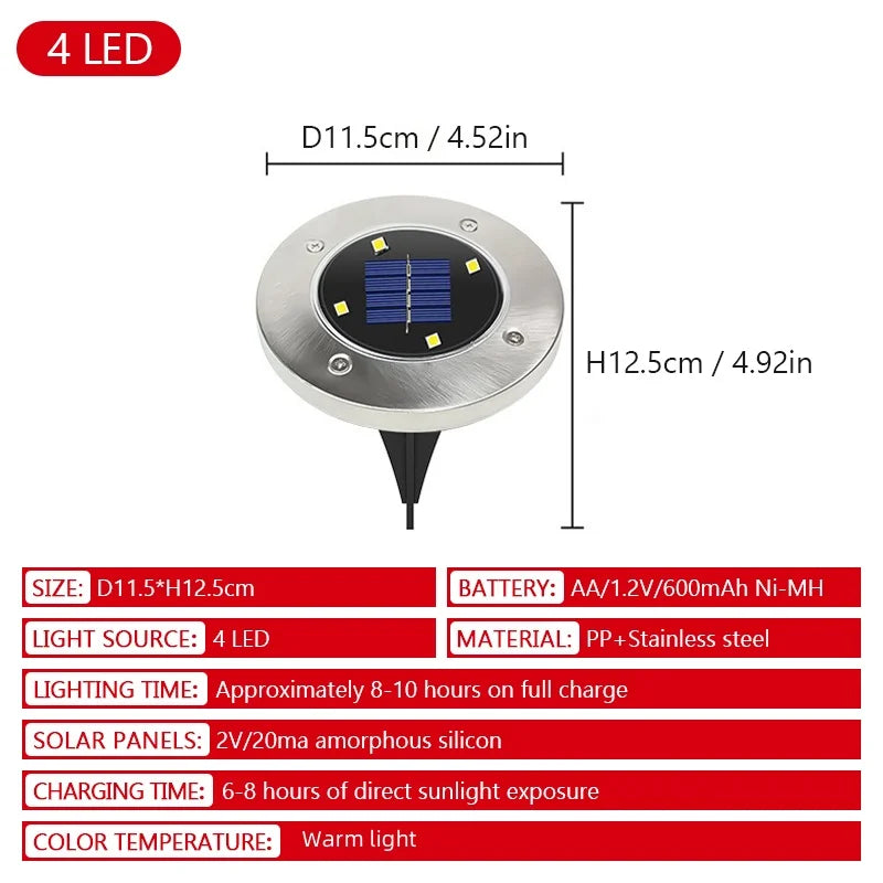 Solar deck lamp
