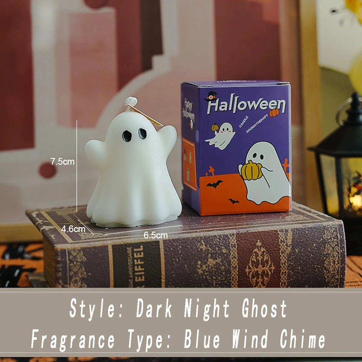 Halloween ghost candle