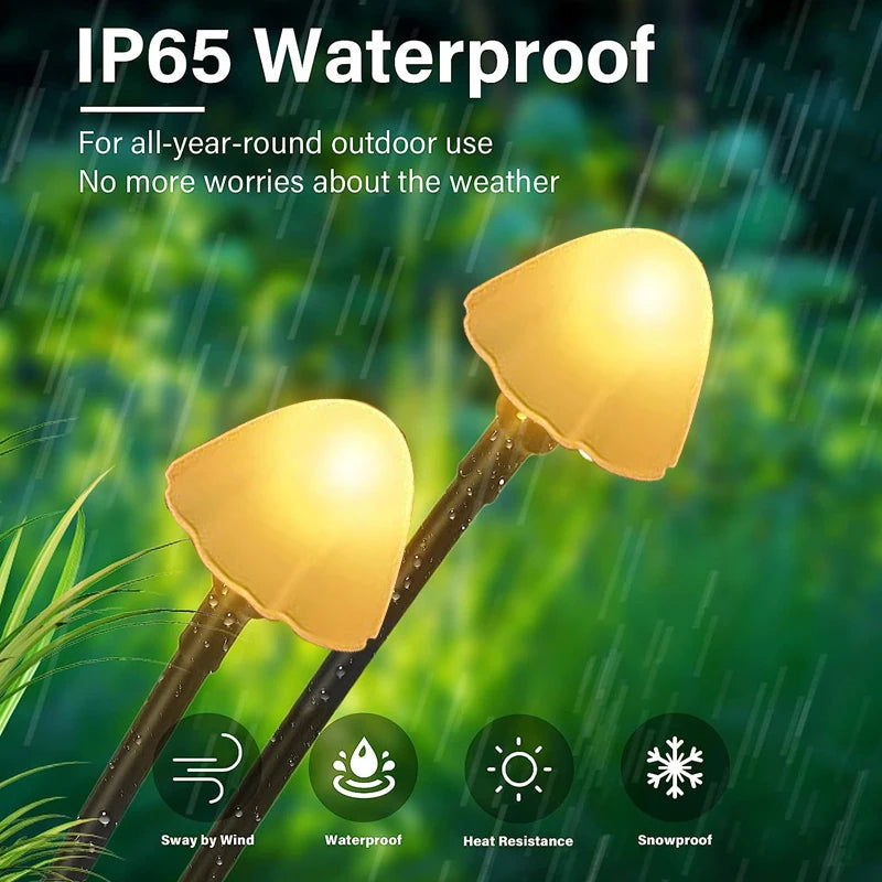 Solar Mushroom Lights