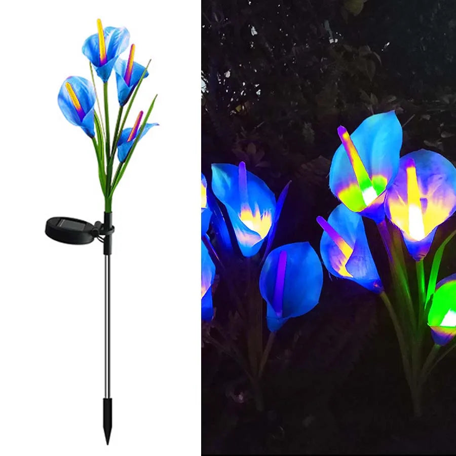 Lily outdoor solar lights