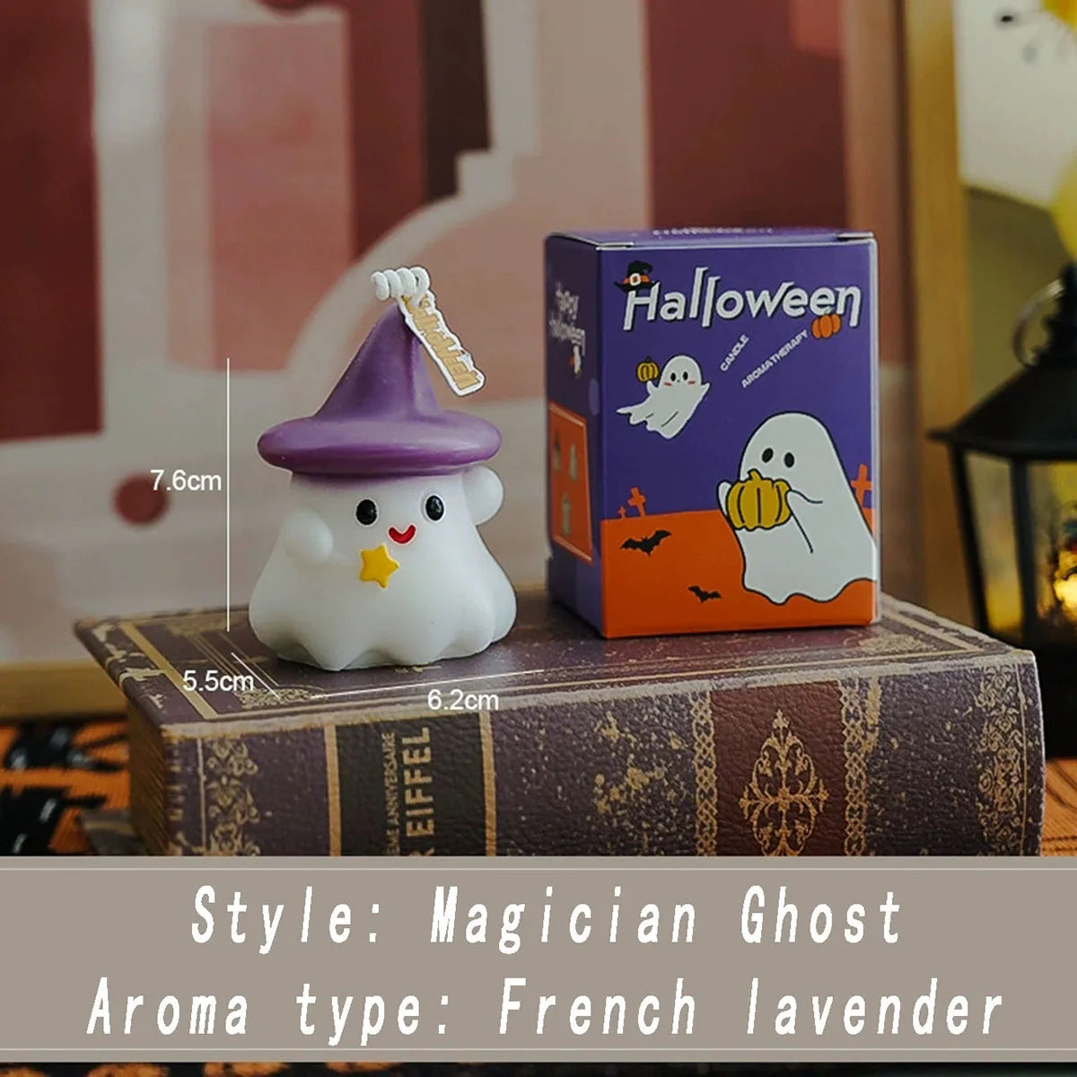 Halloween ghost candle