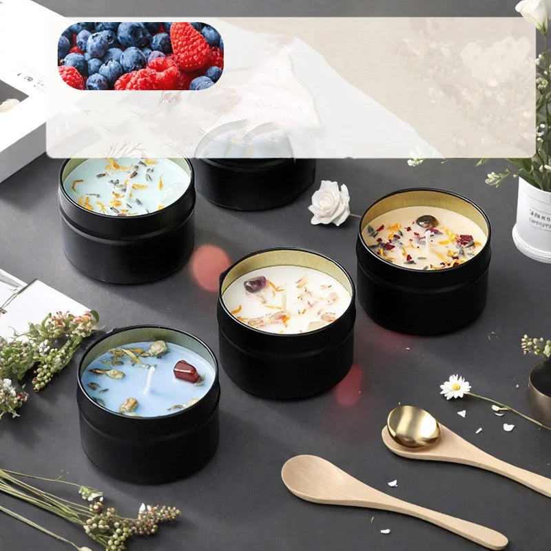 Floral scented candles
