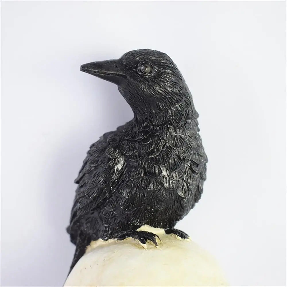 Solar skull with Crow