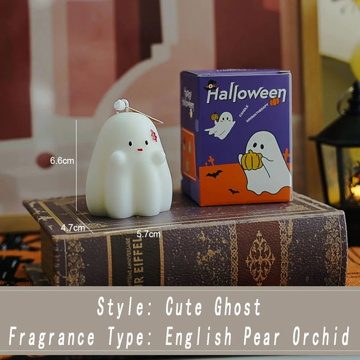 Halloween ghost candle