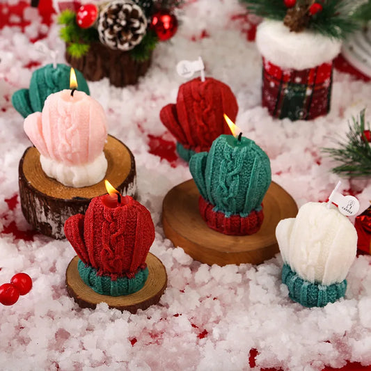 Winter Glove Candles