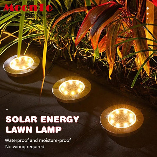 Solar deck lamp