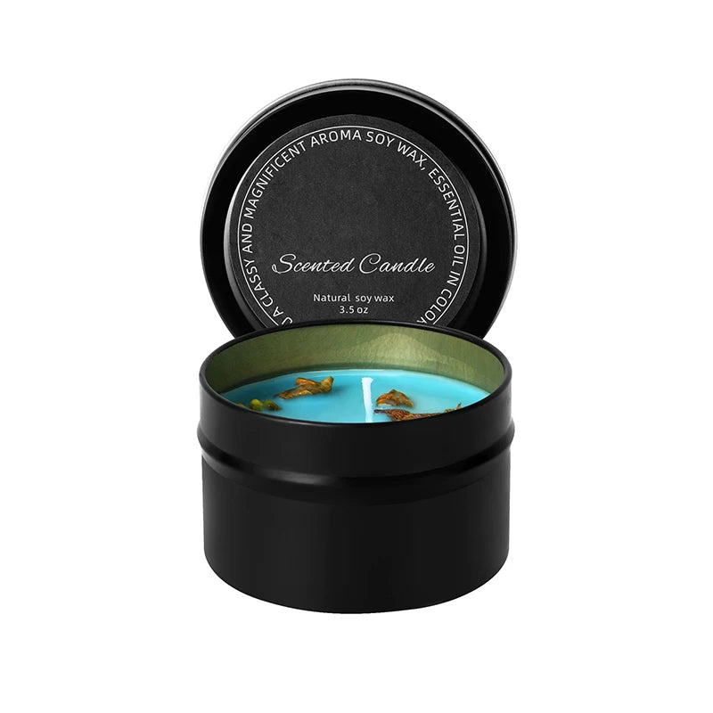 Floral scented candles