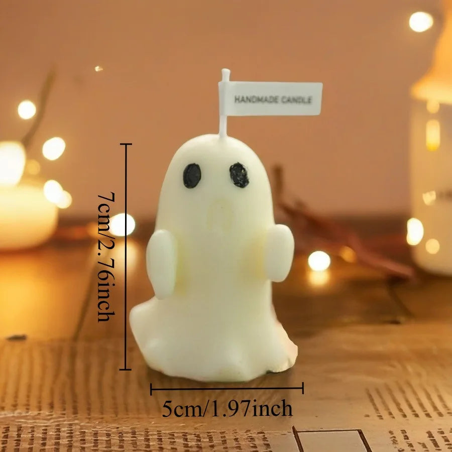 Halloween ghost candles