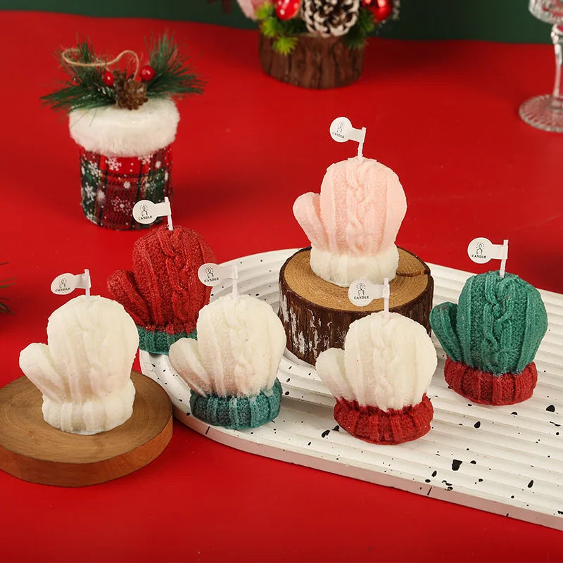 Winter Glove Candles